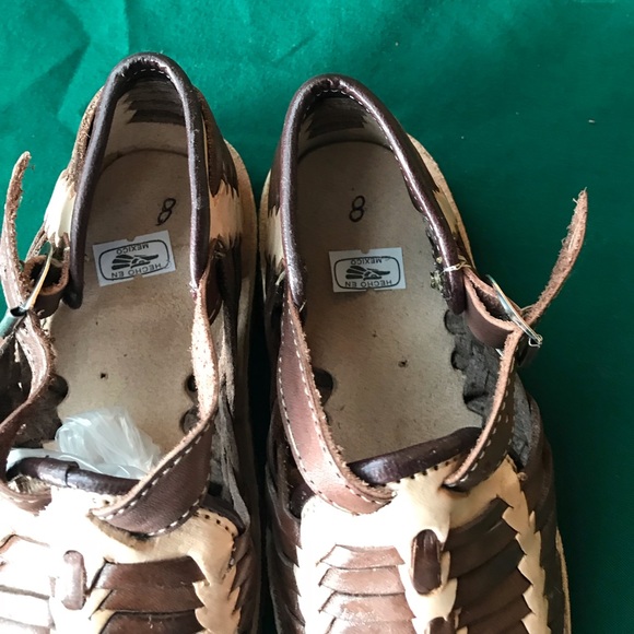 Huarache cerrado café con natural - Picture 5 of 7